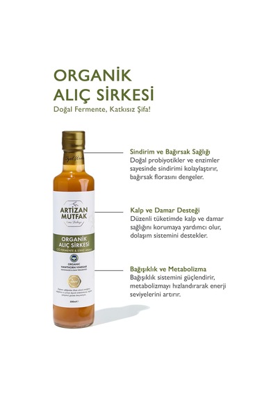 Organik Alıç Sirkesi 500ml