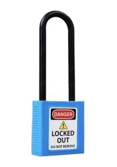 Bbu Plastik Kanca Güvenlik Kilidi -38 Mm Mavi