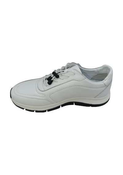 Hakiki Deri Lastikli Bağcıklı Çok Rahat Ve Şık Eva Taban Günlük Sneaker Spor Ayakkabı Beyaz Hakiki Deri Lastikli Bağcıklı Çok Rahat Ve Şık Eva Taban Günlük Sneaker Spor Ayakkabı Beyaz