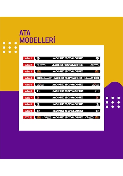 Numaratik Hediyeli Plakalık