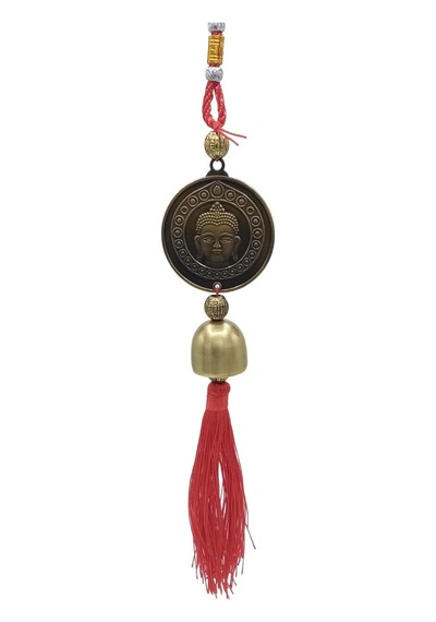 Çin Feng Shui Şans Ve Bereket Metal Çan Tapınak Buda 30 Cm