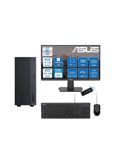 Asus Expertcenter P500MVC72408512B0D27RNP01 Core 7-240H 16 GB 512 GB SSD 27" W11P Masaüstü Bilgisayar