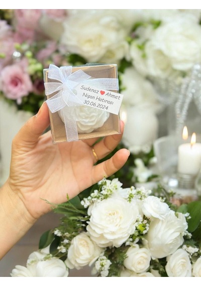 Bernami Mum Pinterest Mum, Nikah Şekeri, Doğum, Düğün Nişan Söz, Kına, Doğum Günü 20 Adet Gül Şakayık Çiceği Kurdeleli Mum Diğer
