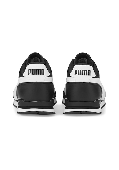 Puma St Runner V3 Mesh Erkek Siyah Spor Ayakkabı 38464001 Siyah Beyaz Siyah - Beyaz