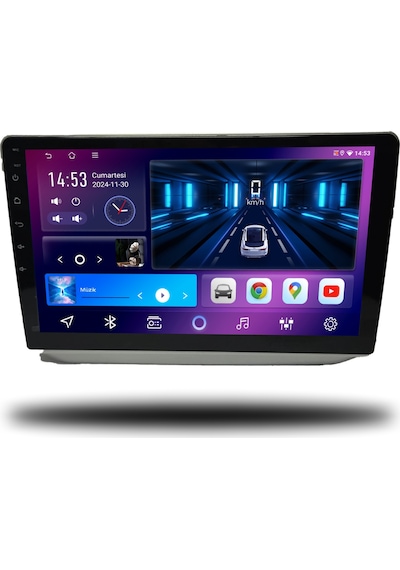 Caros Skoda Fabia 2008-2014 Uyumlu Android Multimedya 6gb Ram 128gb Hafıza 9"