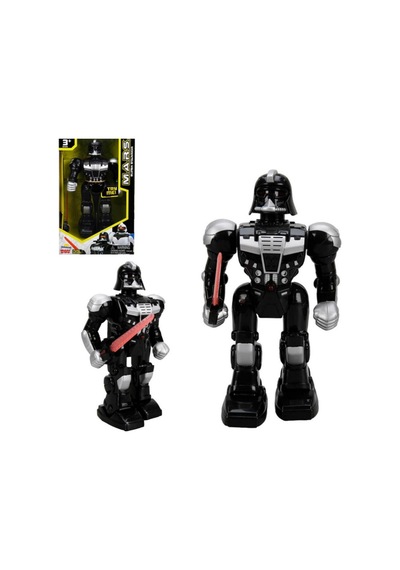 Süper Robot Mars Sesli Ve Işıklı Siyah Renk 24 Cm