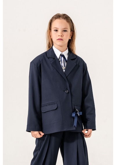 Giyicem Kız Çocuk Blazer Ceket 6600 Lacivert
