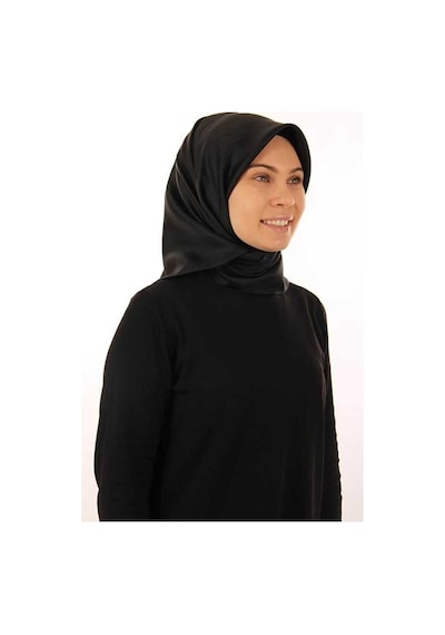 Aker Kadın Siyah Twill Ipek Eşarp 7519713