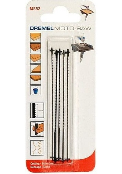 Dremel Ms52 Moto-Saw İnce Ahşap Kesme Kıl Testere Bıçağı 5'Li Pak