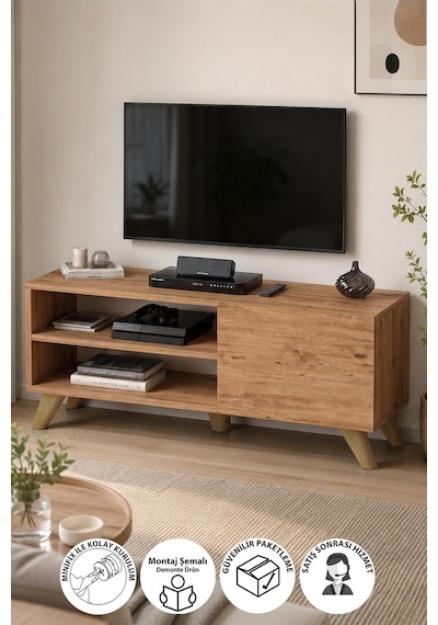 Tv Sehpası Kapaklı Tv Sehpası Raflı Tv Ünitesi Televizyon Sehpası 100 X 35 Cm Malta Çam Çam Tv Sehpası Kapaklı Tv Sehpası Raflı Tv Ünitesi Televizyon Sehpası 100 X 35 Cm Malta Çam Çam