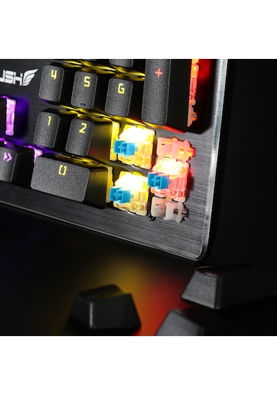 Rush Kicker RK902 Mavi Switch Rainbow Mekanik Gaming Oyuncu Klavye
