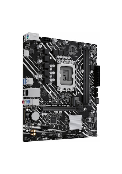 Asus Prime H610m-k D4 Argb Ddr4 3200mhz Oc M.2 Hdmı Pcıe 4.0 1700p Matx Anakart