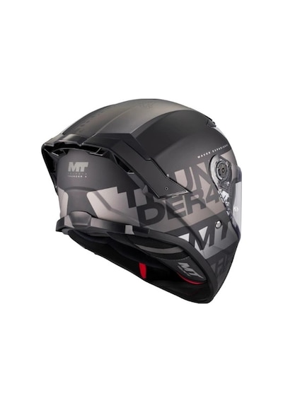 Mt Thunder 4 Sv Waves B2 Kask Mat Gri Siyah