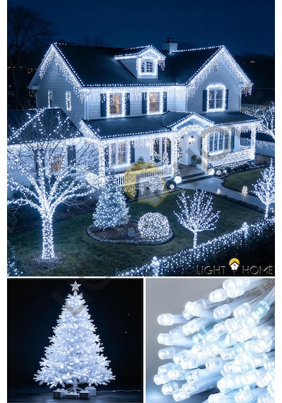 80 Led 10 Metre Pilli Beyaz Işık Zinciri Dekoratif Peri Led, Oda Yatak Odası Salon Masa Parti