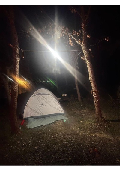 Kamp Lambası 3 Metre Usb Led Ampul Kamp Lambası Mini Kamp Feneri Beyaz