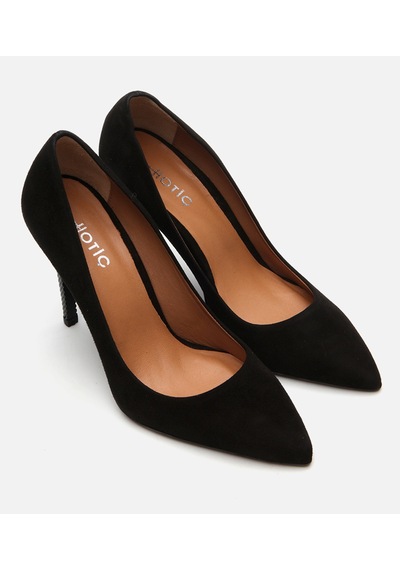 Hotiç Kadın Deri Siyah Stiletto