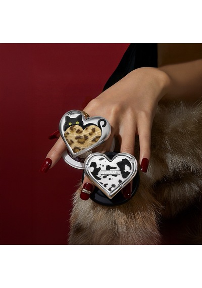 Pynana Amourwild Serisi Magnetik Ring Stand Telefon Tutucu Gümüş