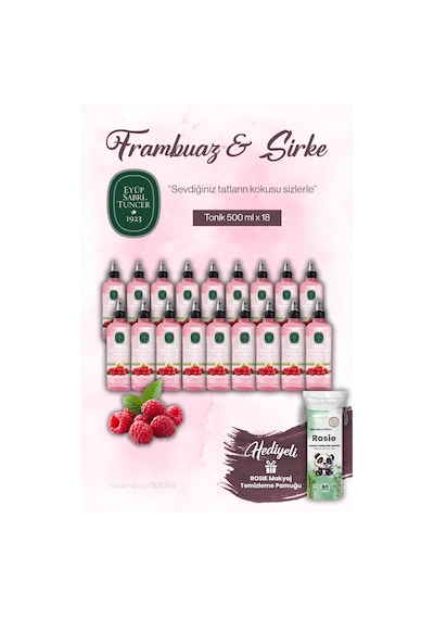 Eyüp Sabri Tuncer 500 Ml Frambuaz Sirke Tonik 18'li Ve Rosıe