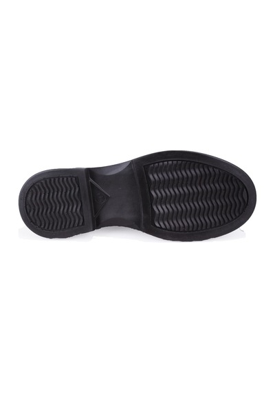 Dagoster Dza07-8892680 Siyah Günlük Bağcıklı Loafer Kadın Ayakkabı Siyah