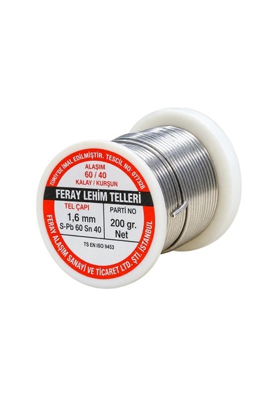 60/40 Lehim Teli 1.6 Mm 200 Gr