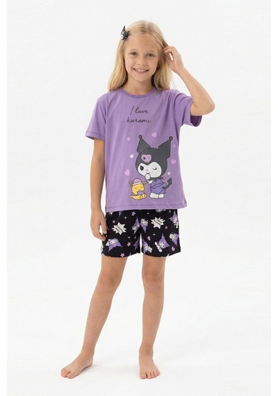 Alkın Kids 8-13 Yaş Kız Çocuk Karakter Baskılı %100 Pamuklu Kısa Kollu Şortlu Pijama Takımı Mor Alkın Kids 8-13 Yaş Kız Çocuk Karakter Baskılı %100 Pamuklu Kısa Kollu Şortlu Pijama Takımı Mor