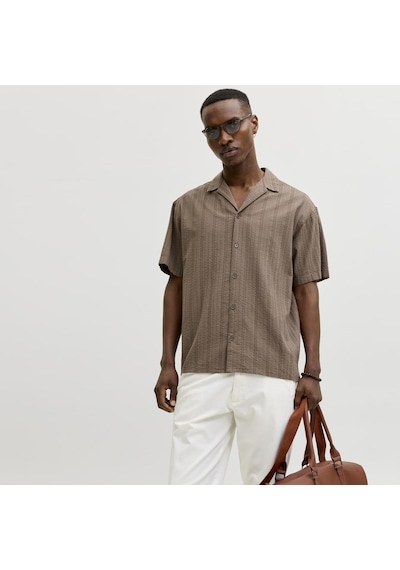 Jack & Jones Erkek Resort Yaka Gömlek - Tyson - 12289457 Falcon