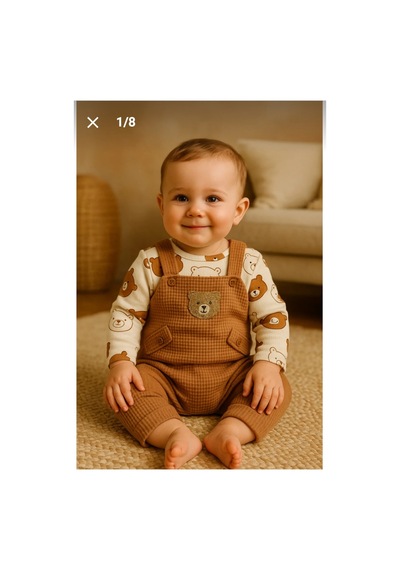 Uğur Bebe Ayı Desenli Erkek Bebek Tulum 3lü Tulum Seti Zıbın Tulum Çorap 3-6-9ay Bebek Kıyafeti Kahverengi Kahverengi Uğur Bebe Ayı Desenli Erkek Bebek Tulum 3lü Tulum Seti Zıbın Tulum Çorap 3-6-9ay Bebek Kıyafeti Kahverengi Kahverengi