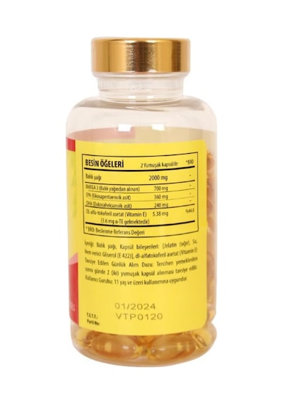 Vitapol Omega 3 Balık Yağı 100 Softgel 01.2024