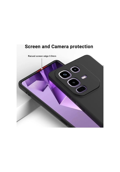Infinix Note 50 Pro Uyumlu Silikon Kılıf - Kamera Korumalı Esnek Pastel Renk Kapak - Pembe