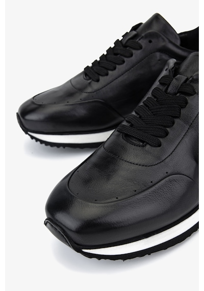 Valmenti Erkek Hakiki Deri Siyah Sneakers & Spor Ayakkabı 99 C3924 Erk Ayk Y26 Sıyah Dr