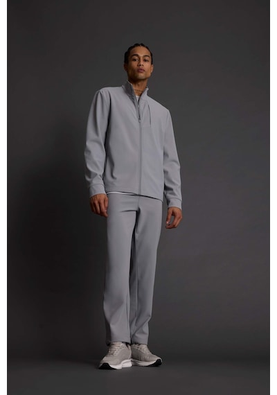 Defacto Defactofit Standart Fit Dik Yaka Fermuarlı Sweatshirt F7635ax25augr454 Gri-gr454