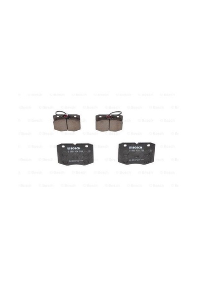 Bosch 0986424768 Disk Balata Ön - Wva 29038 - 109.5x73x18.2 Mm - İkaz Kablolu 1906428