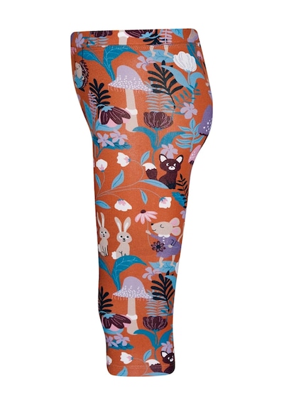 Lovetti Kahverengi Kız Çocuk Forest Animals Desen Kapri 1349K017 Kahverengi