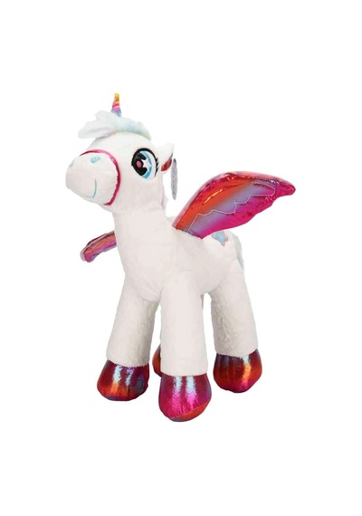 Kanatlı Unicorn Peluş 42 Cm Çok Renkli