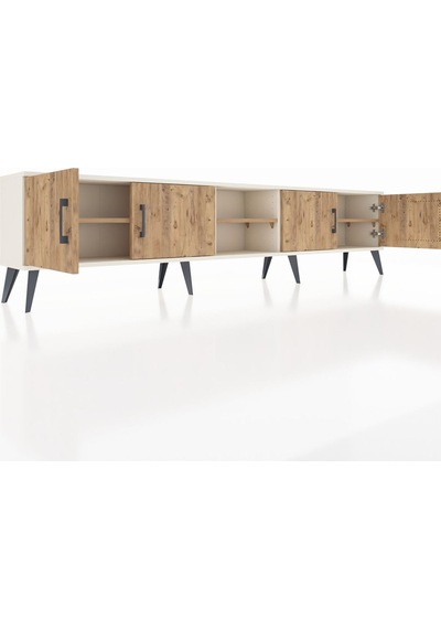 Arges Tv Ünitesi 3 Raflı 4 Kapaklı 220x30x51 Aytaşı-çam Atlas Çam/atlas Çam - Aytası Arges Tv Ünitesi 3 Raflı 4 Kapaklı 220x30x51 Aytaşı-çam Atlas Çam/atlas Çam - Aytası