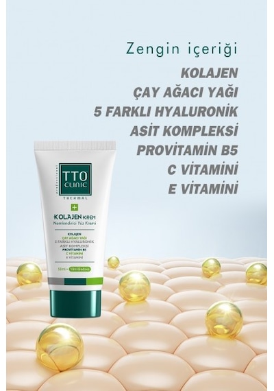 Tto Clinic Collagen Nemlendirici Yüz Kremi 60 ML
