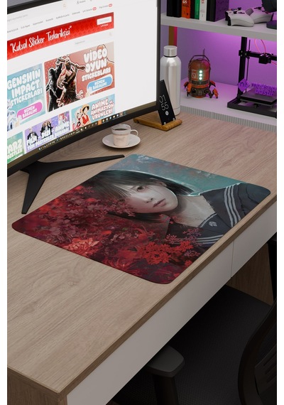 Silent Hill Kaymaz Dikişli Kauçuk Oyuncu Mousepad V4 - 48x40 Xl Gaming Mouse Pad Fare Altlığı