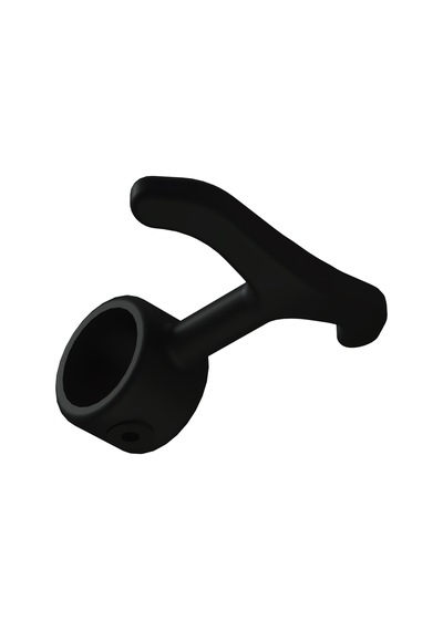 Cateksss 19 Mm Boru İçin Plastik Askılık - Siyah - 20 Li Paket