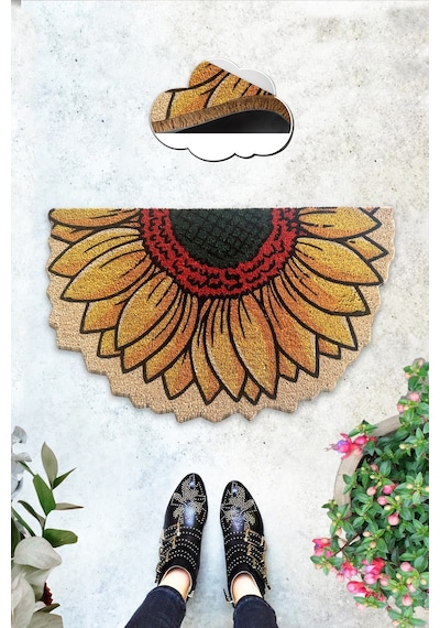 Coco Mirasol 45x75 Cm Doğal Koko Kıl Paspas,hindistan Naturel Kapı Önü Paspası Diğer