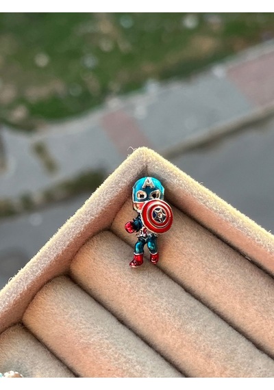 Kaptan Amerika Charm Captain America Mavi