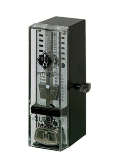 Wittner 886051 Siyah Supermini Taktell Metronom Parlak Ve Net Ses, Uzun Ömürlü Kullanım, Yüksek Korozyon Direnci