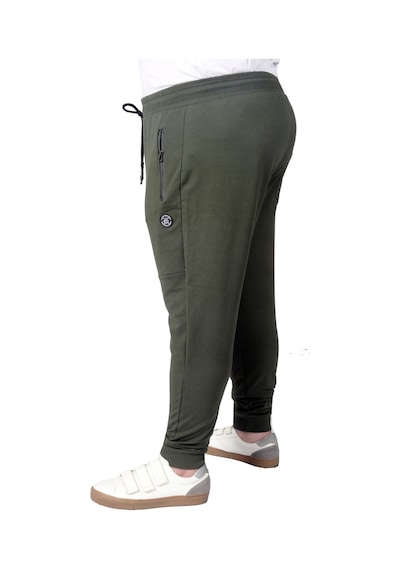 Mode Xl Büyük Beden Eşofman Altı Darpaça Zippered 22501 Haki 001