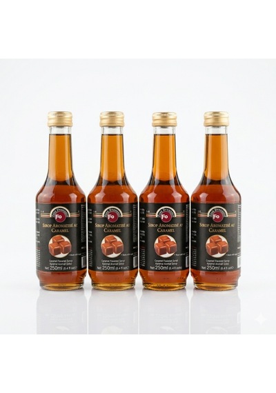 Fo 4'lü Avantaj Paketi Karamel Şurubu 250 Ml X 4 Adet