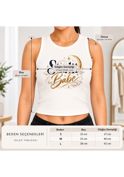 Bk Gift Sıfır Kol Fitilli Crop Bluz - Esnek Likralı Günlük Crop-11 Beyaz
