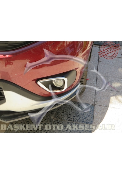 Fiat Doblo Krom Sis Farı Çerçevesi 2 Parça 2015 Üzeri