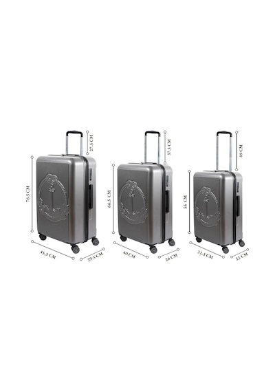 Biggdesign Ocean Gri Büyük Boy 28" Valiz