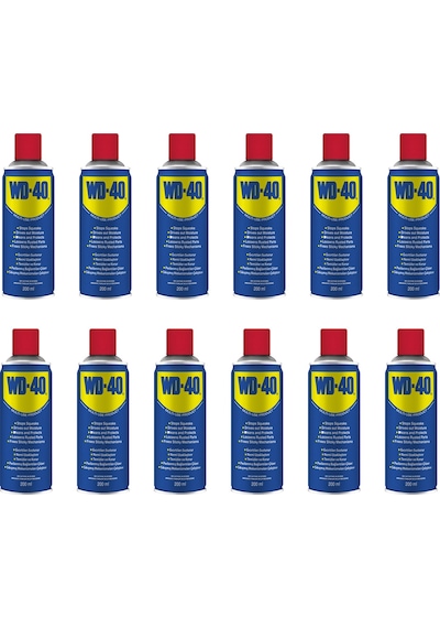 WD40 Pas Sökücü, Koruyucu, Yağlayıcı Sprey 200 ML 12 Adet