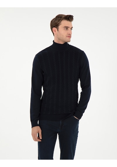 Pierre Cardin Erkek Lacivert Kazak /triko 50300500-vr033 Lacivert