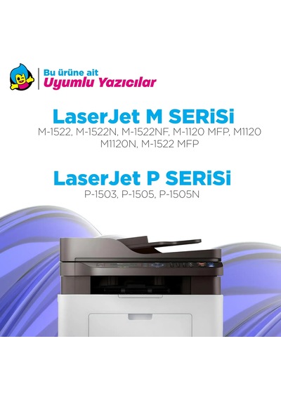 Hp Cb436a Uyumlu, Toner 10'lu Paket / M1120 / M1522 / P1505