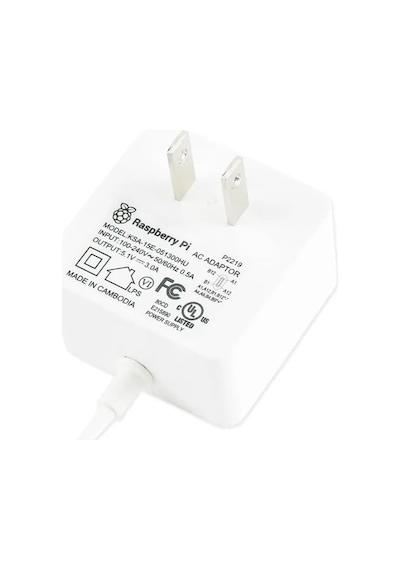 Raspberry Pi 4 Güç Adaptörü  Usb-c Tipi 5v 3a